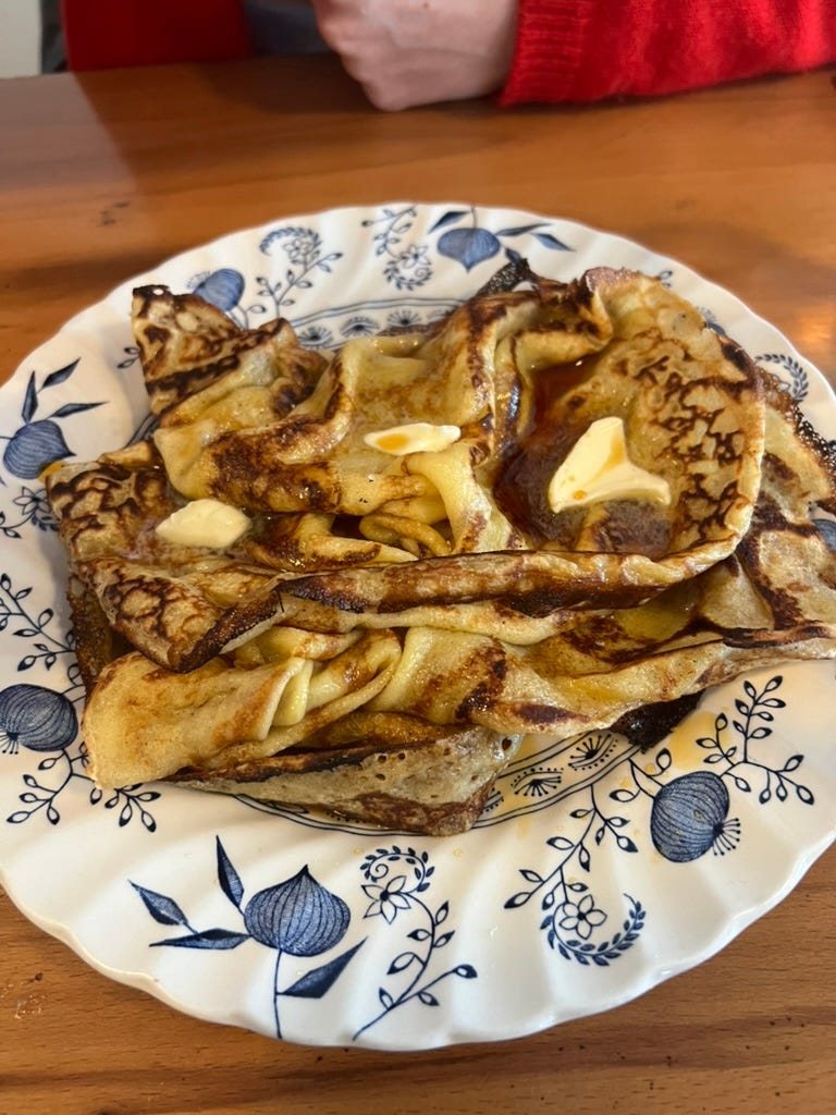The famed Cafe Mutton crepes