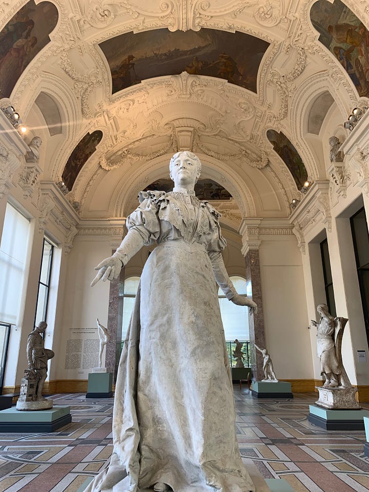 Petit Palais courtyard and gallery