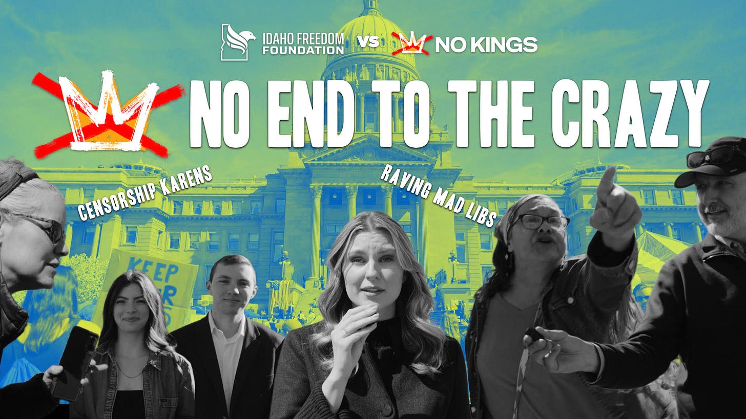 🚨Idaho No Kings 3.0 — Radical Left in Boise is Crazier and More Virulent than Ever
