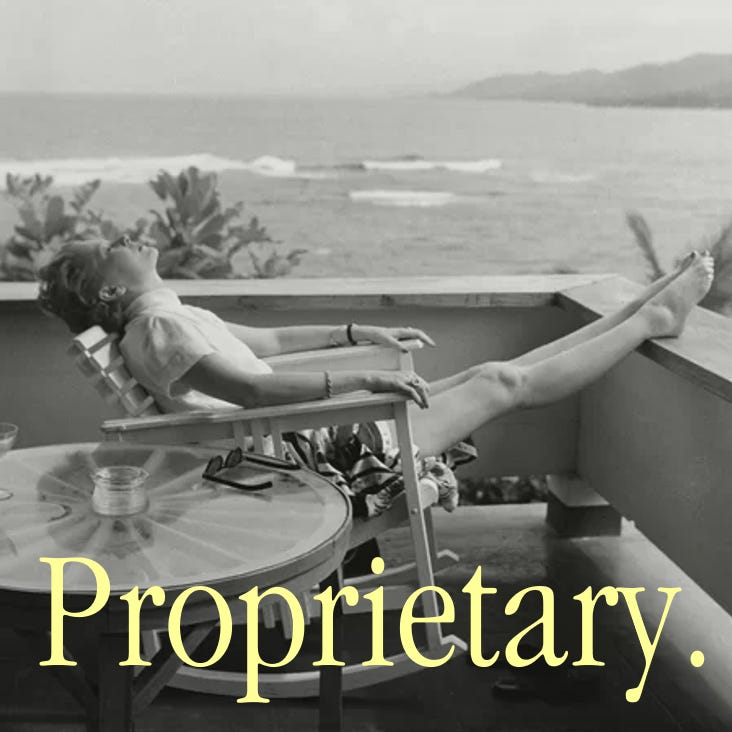 Substack profile picture for @proprietary