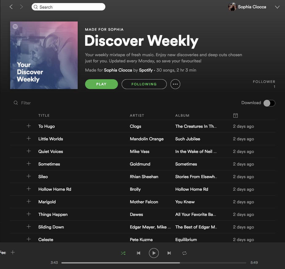 How Does Spotify Know You So Well? | by Sophia Ciocca | Medium