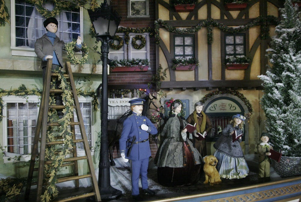 lord taylor 2006 windows display victorian christmas outside lord taylor 2006 windows display victorian christmas outside