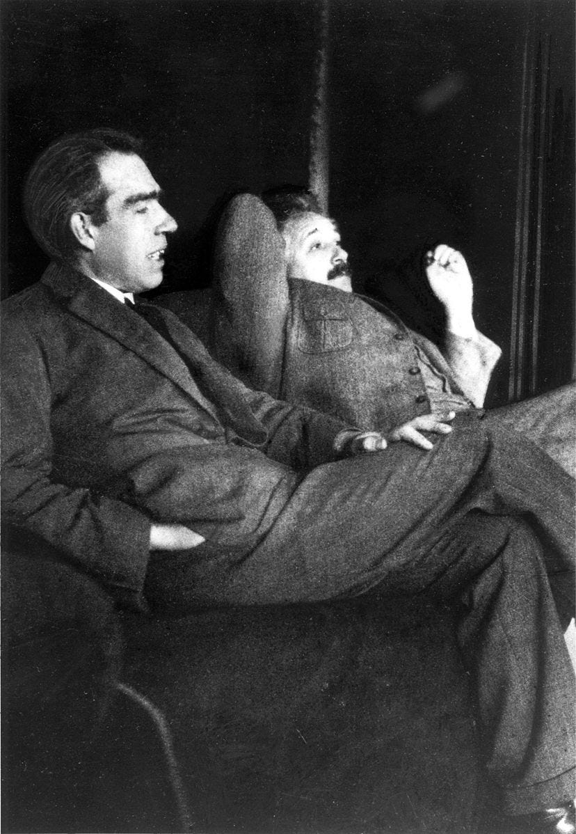 Einstein and Bohr Einstein and Bohr