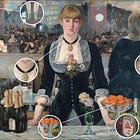 Manet: The Secret of A Bar at the Folies Bergère, Detail by Detail