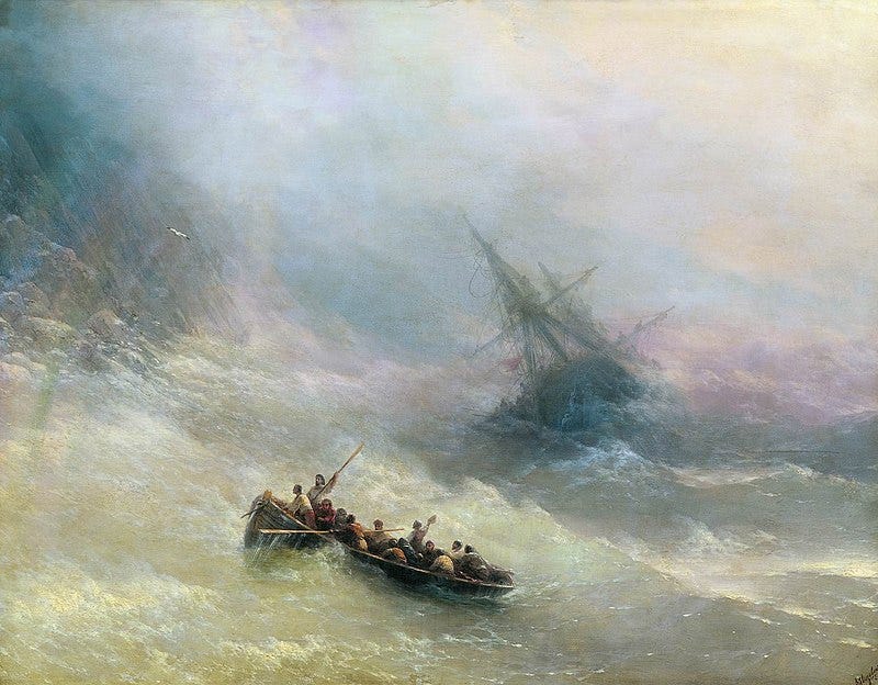 Ivan Aivazovsky - The Sea - by George Bothamley