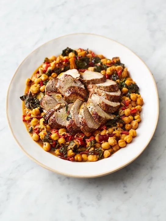 Chickpeas & pork