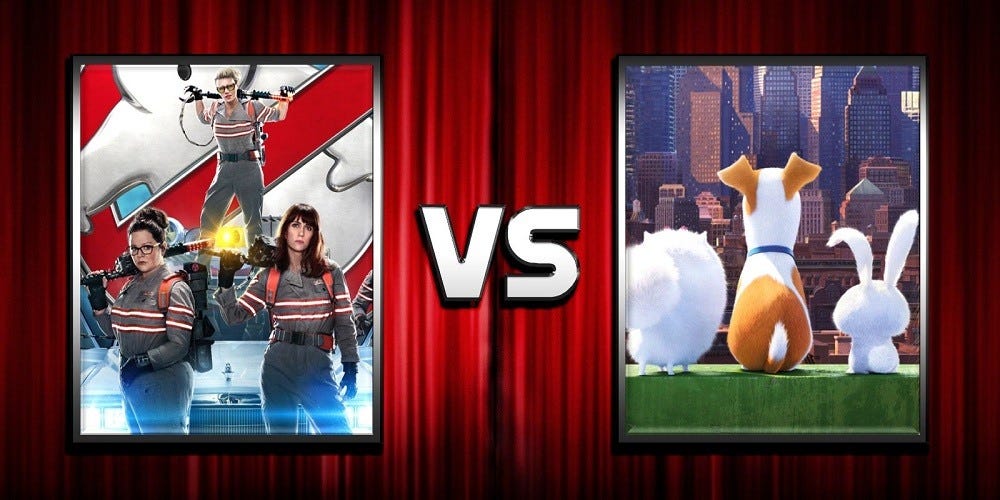 'Ghostbusters' can't scare off 'Secret Life of Pets' at Box Office 2016 images 'Ghostbusters' can't scare off 'Secret Life of Pets' at Box Office 2016 images