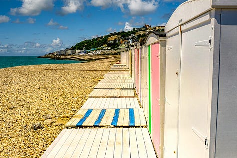 The Le Havre beach area and activities