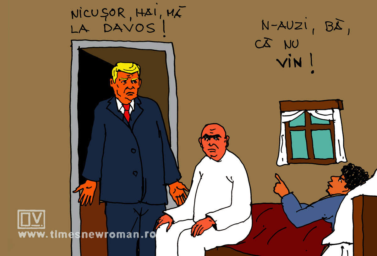 nicusor dan davos donald trump