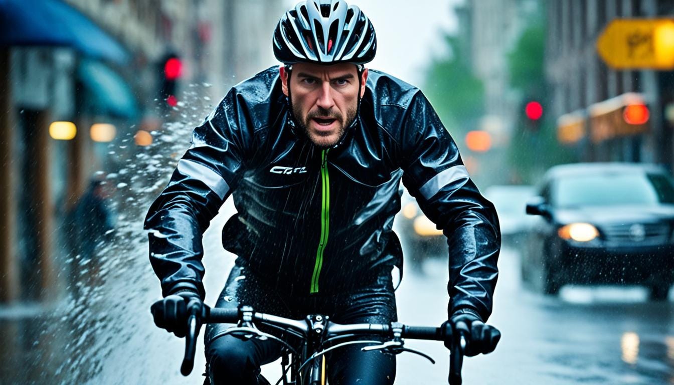 Radfahren bei schlechten Wetter