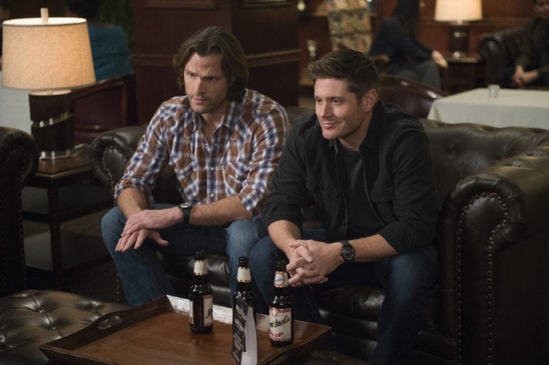 supernatural winchester brothers couch time british invasion supernatural winchester brothers couch time british invasion