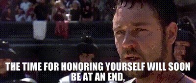 Image of The time for honoring yourself will soon be at an end,