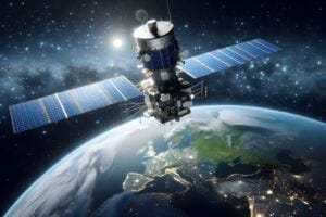 Satellite over Earth
