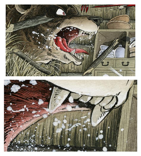 Original manga artwork by Takao Yaguchi.