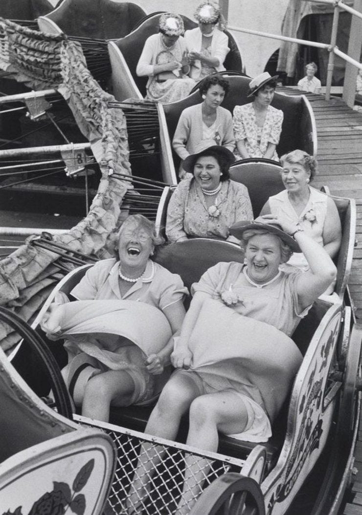 A shot from British photographer Grace Robertson's 'Mother's Day Off' series, 1956. Robertson, who died earlier this year aged 90, was a pioneer of documentary photography at a time when the industry was heavily dominated by men. A shot from British photographer Grace Robertson's 'Mother's Day Off' series, 1956. Robertson, who died earlier this year aged 90, was a pioneer of documentary photography at a time when the industry was heavily dominated by men.