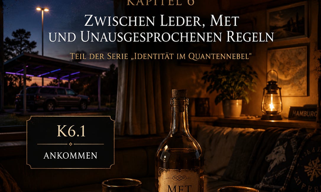 Identität im Quantennebel - Kapitel 6 – Zwischen Leder, Met und unausgesprochenen Regeln