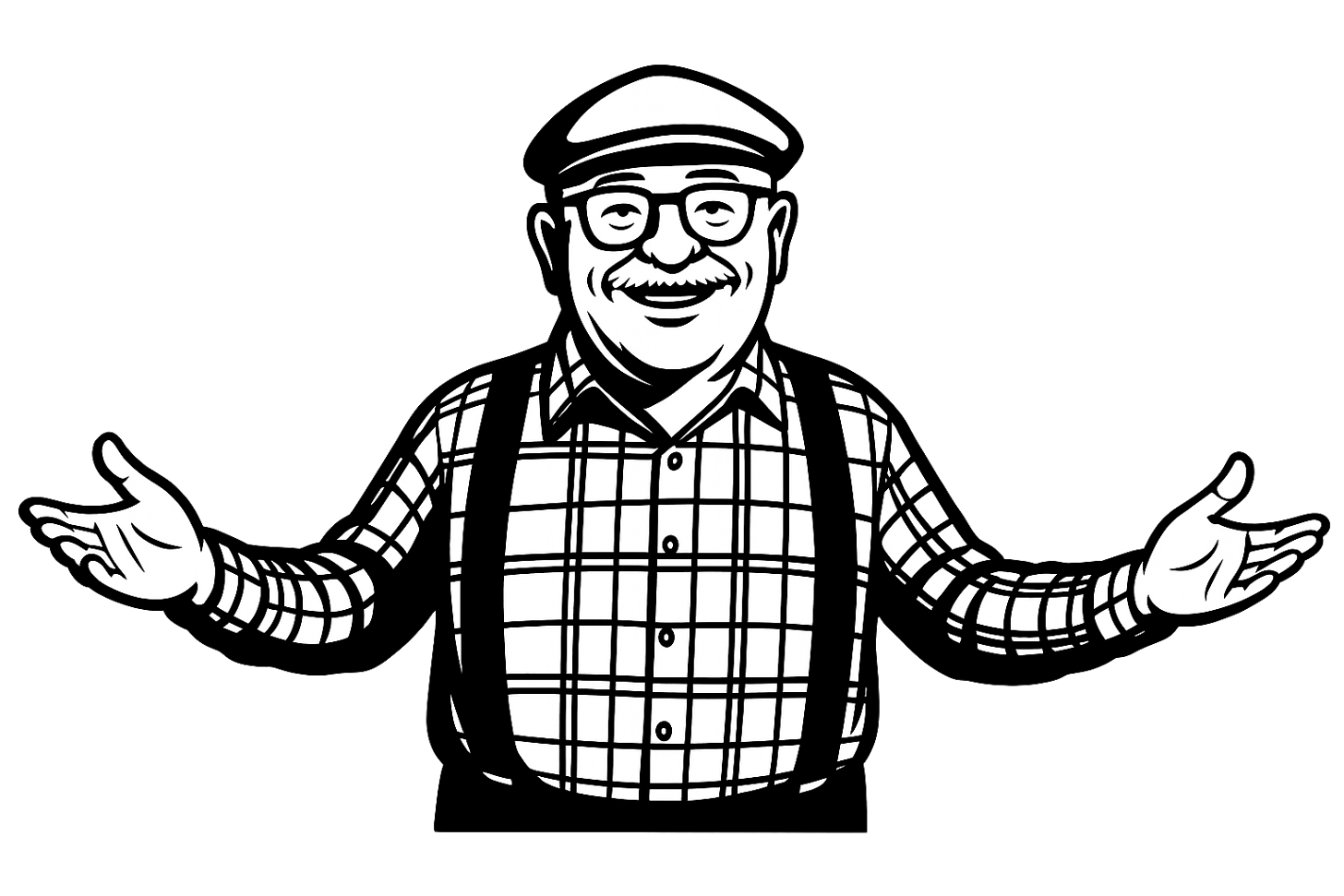 Aan Cooper kresba generovaná podle fotografie Aan Cooper kresba generovaná podle fotografie