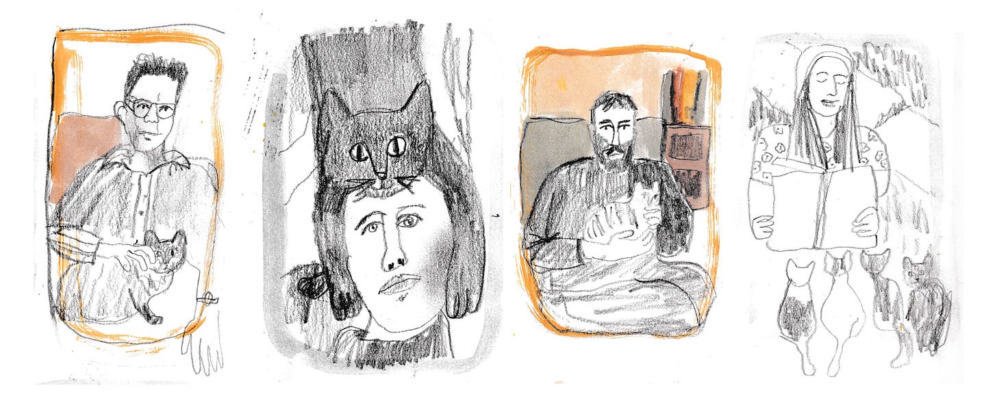 artists and their cats artists and their cats