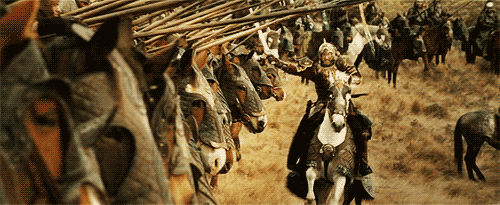 Arise, arise, Riders of Theoden Spears shall be shaken... Shields shall be  splintered... A sword-day, a red day, ere the sun... – @swordreign on Tumblr