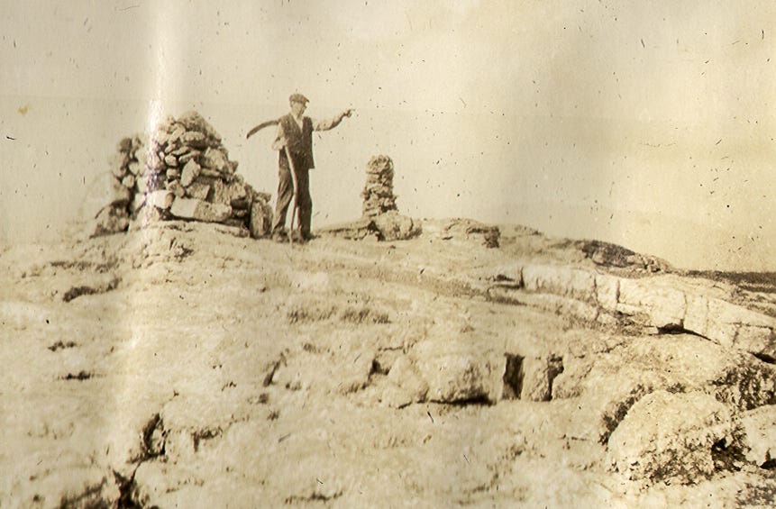 Man with scythe
