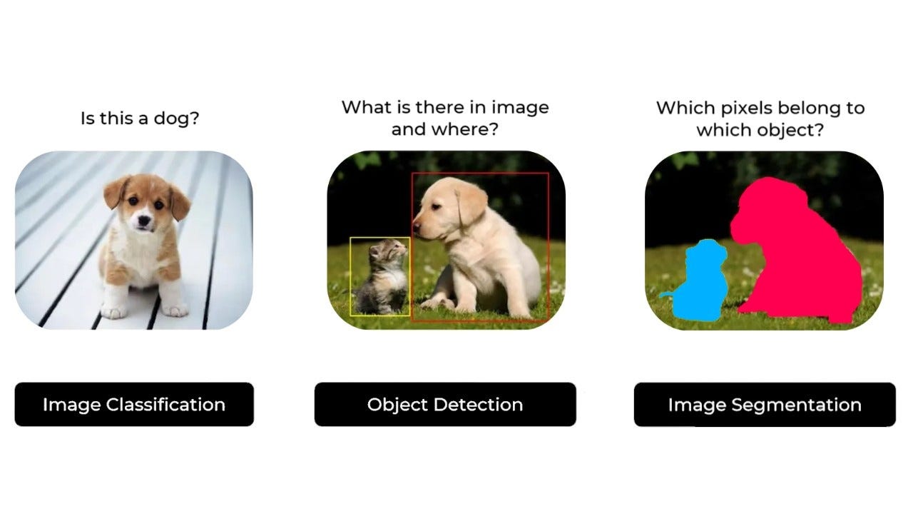 Object Segmentation vs Object Detection