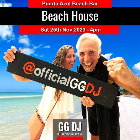 Some of the promotions of the DJ sets I played (over 100) published on Instagram @officialggdj