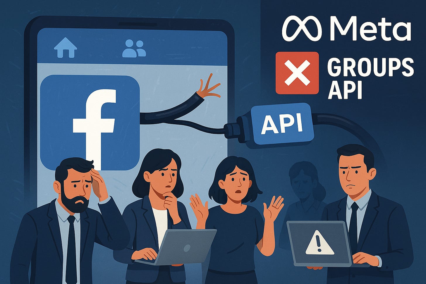 Meta Facebook coupe accès APIs