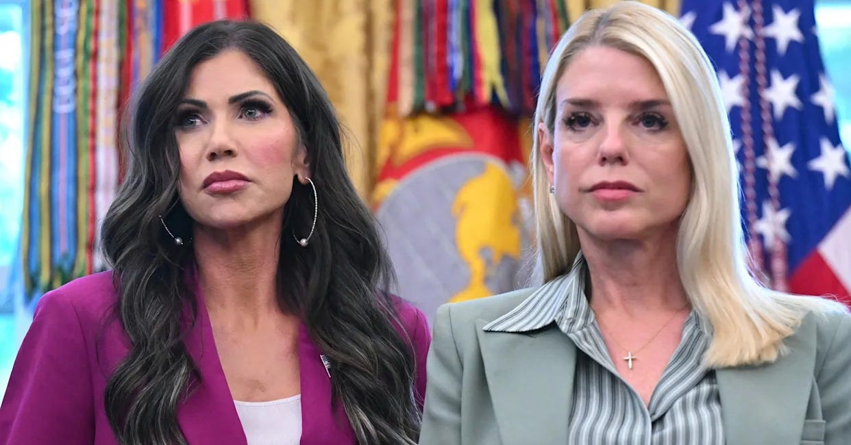 Pam Bondi and ICE Barbie Sued Over Pressuring Apple to Yank ICE Goon  Tracker App