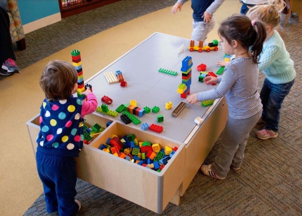 3branch Discovery Lego Table | Block & Train Activity Tables