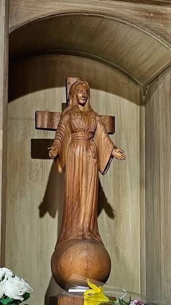 Her message was to pray and repent., Our Lady of Akita’s apparition to  Sister Agnes Sasagawa was on June 12th of 1973, which became her feast day.  She sweat, bled and teared 101 times., So blessed to ...