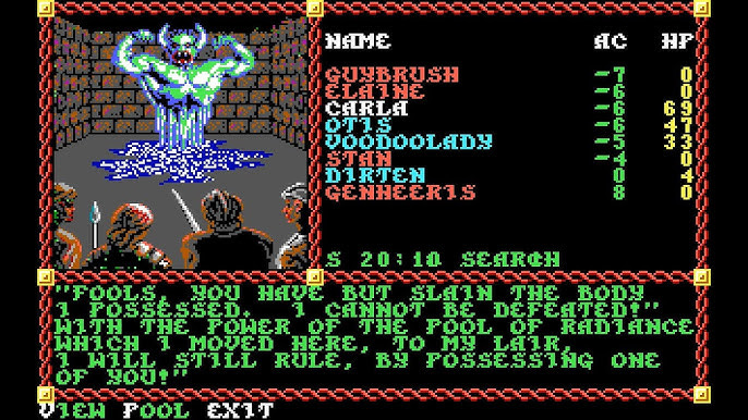 Pool of Radiance (PC/DOS) PART-1, 1988, AD&D, SSI (tandy sound) - YouTube