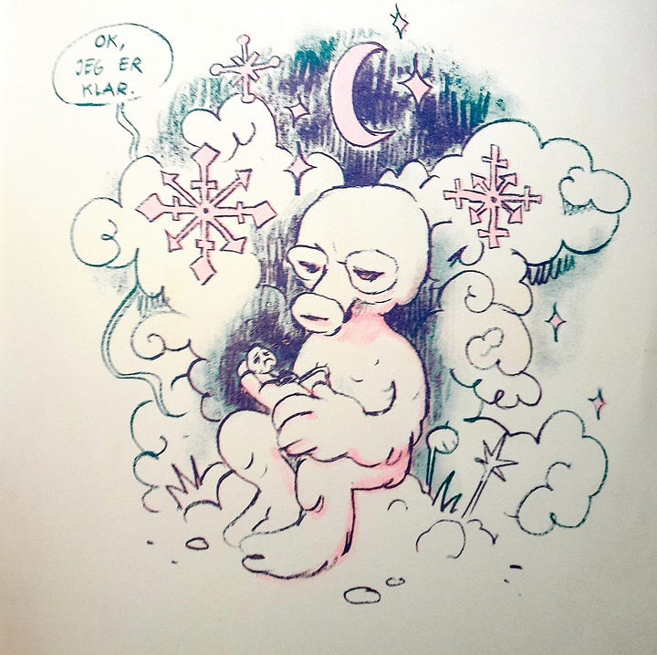 female artis, nonbinær artist, graphic novel