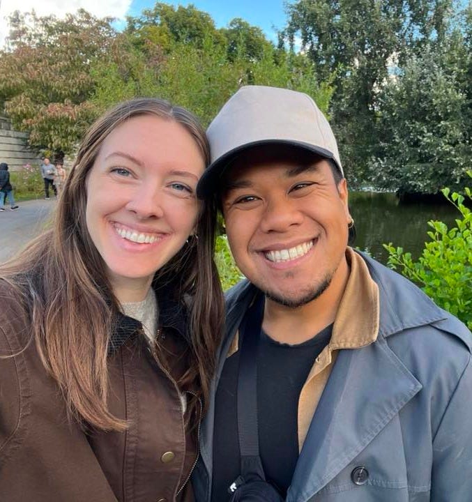 May be an image of 2 people