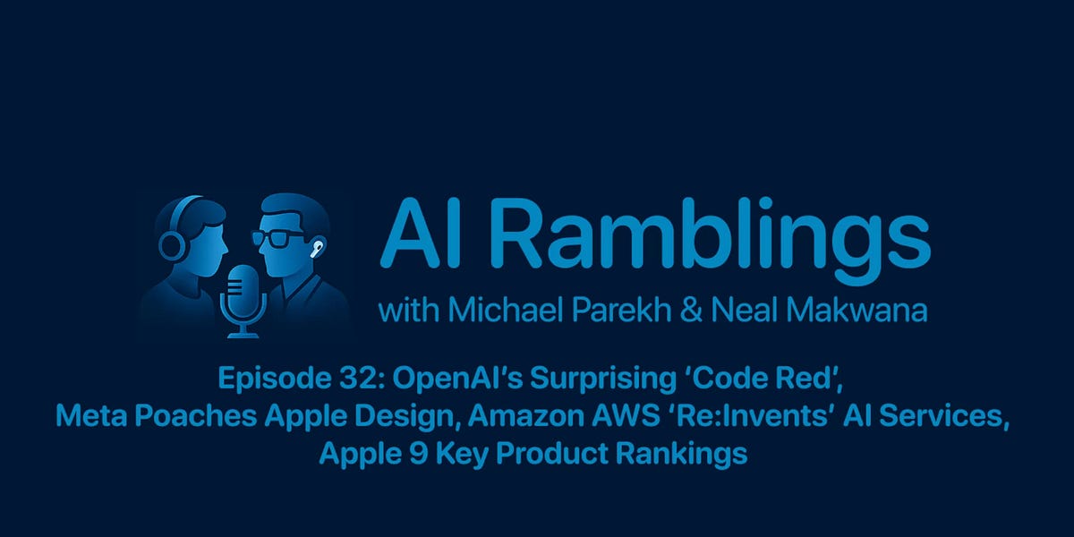 AI Ramblings: エピソード 32 – Michael Parekh 著