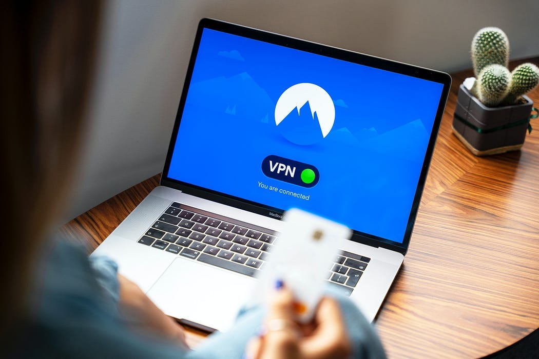 Picture of user using into VPN