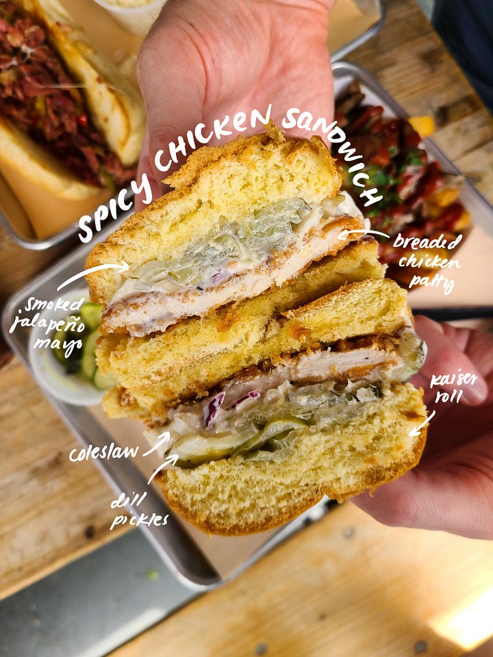 The Good Wurst Company Spicy Chicken Sandwich