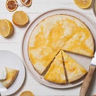 Lemon Curd Swirl Traveling Cake