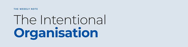 The Intentional Organization