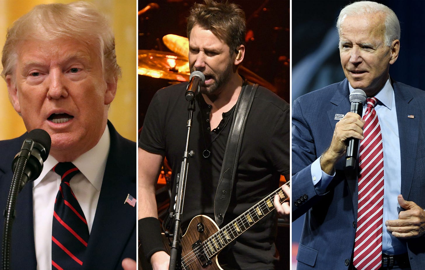 nickelback cuts off donald trump biden slap 2019 nickelback cuts off donald trump biden slap 2019