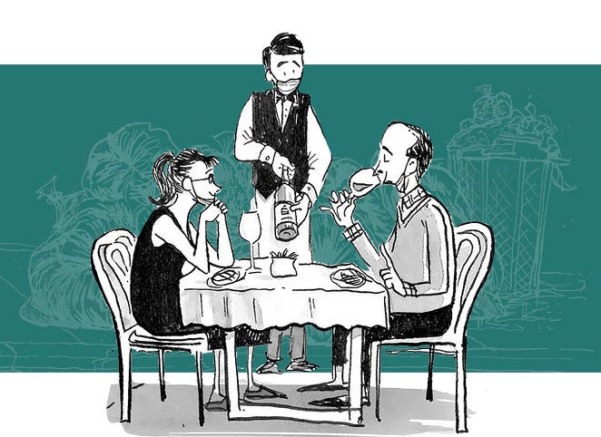 Curbside dining in New York