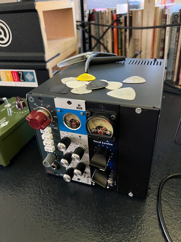 some objects in my recording studio