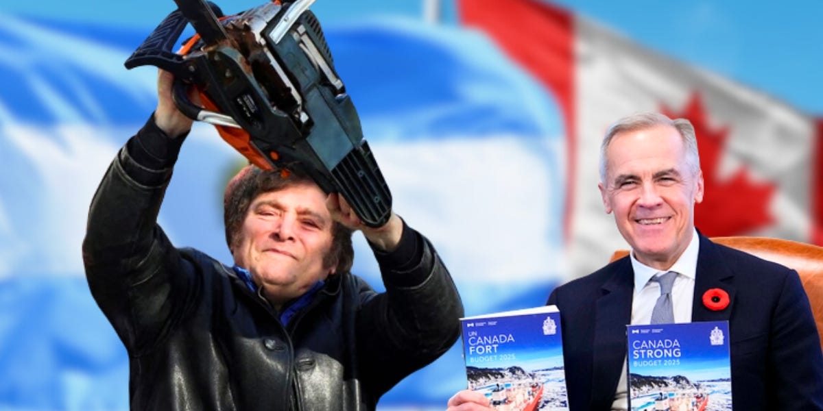 Canada & Argentina, on two very different fiscal & economic paths