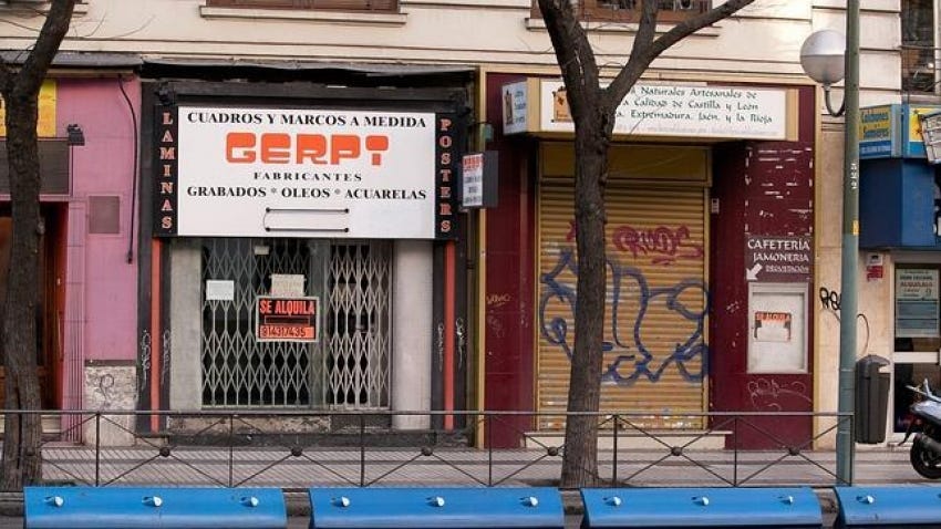 Aquellos comercios...