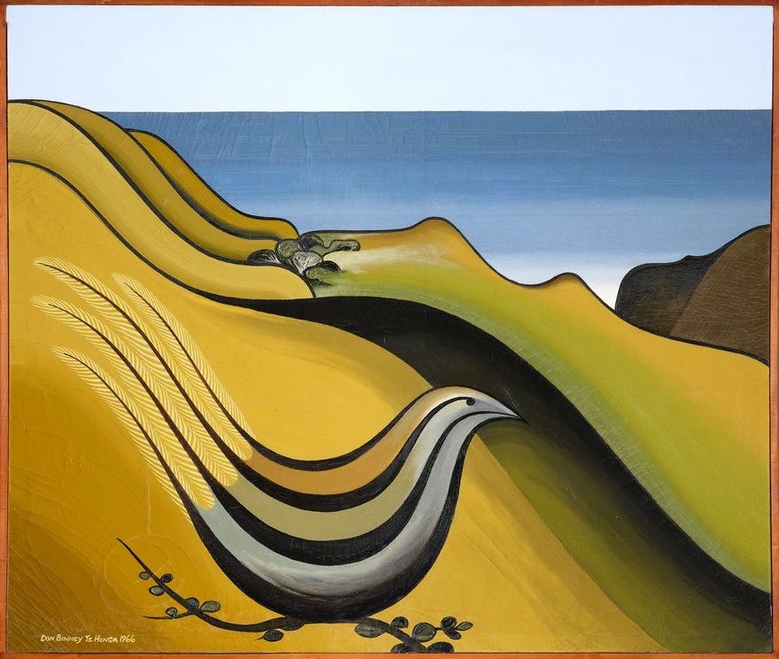 Don Binney  'Summer Fernbird III'