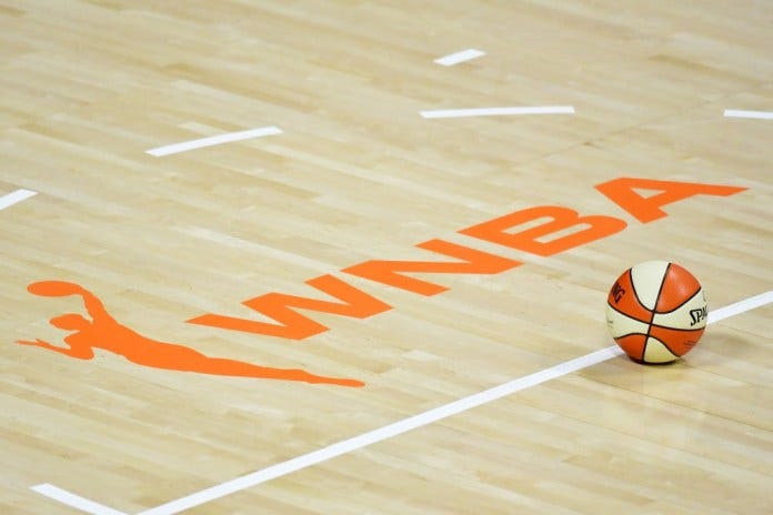 WNBA court logo