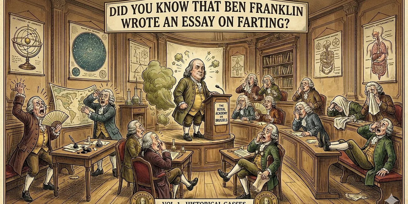 Did You Know That Ben Franklin Wrote an Essay on Farting?