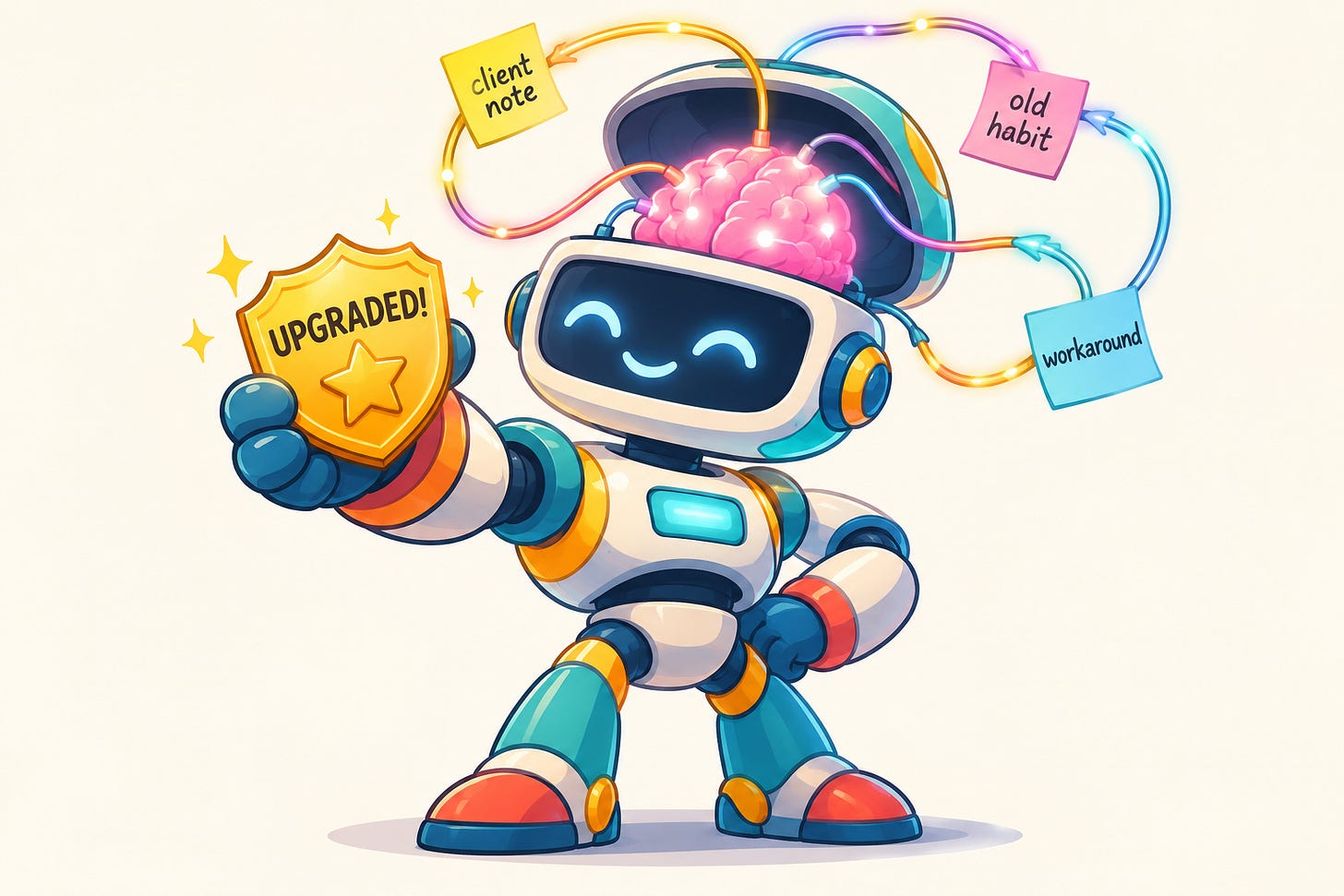 Upgraded AI robot caught in a looping memory feedback cycle. Upgraded AI robot caught in a looping memory feedback cycle.