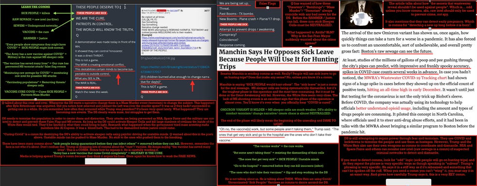 A completely batshit diagram "analyzing" various statements from various people that are supposed to be secret coded messages about Satanic pedophile rings. A completely batshit diagram "analyzing" various statements from various people that are supposed to be secret coded messages about Satanic pedophile rings.
