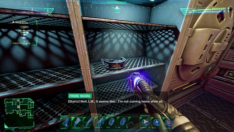 Screenshots of the System Shock remake.