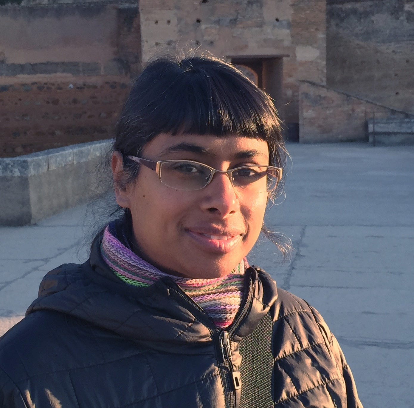 Photo of artist and activist Anoka Faruqee